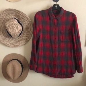 Madewell Ex-Boyfriend Flannel w/ Pockets